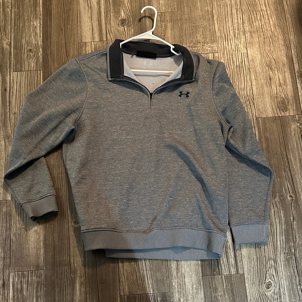 Under Armour Gray and Black Pullover